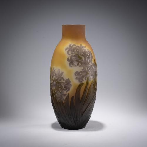 Tall 'Soufflé'-Vase 'Jacinthes', 1925-36
