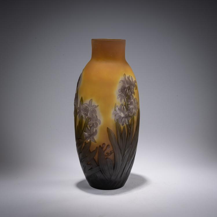 Bild 3 zu Objekt, Hohe 'Souffl&eacute;'-Vase 'Jacinthes', 1925-36, Gall&eacute;, Nancy, 182A 134