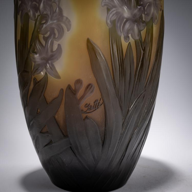Bild 4 zu Objekt, Hohe 'Souffl&eacute;'-Vase 'Jacinthes', 1925-36, Gall&eacute;, Nancy, 182A 134