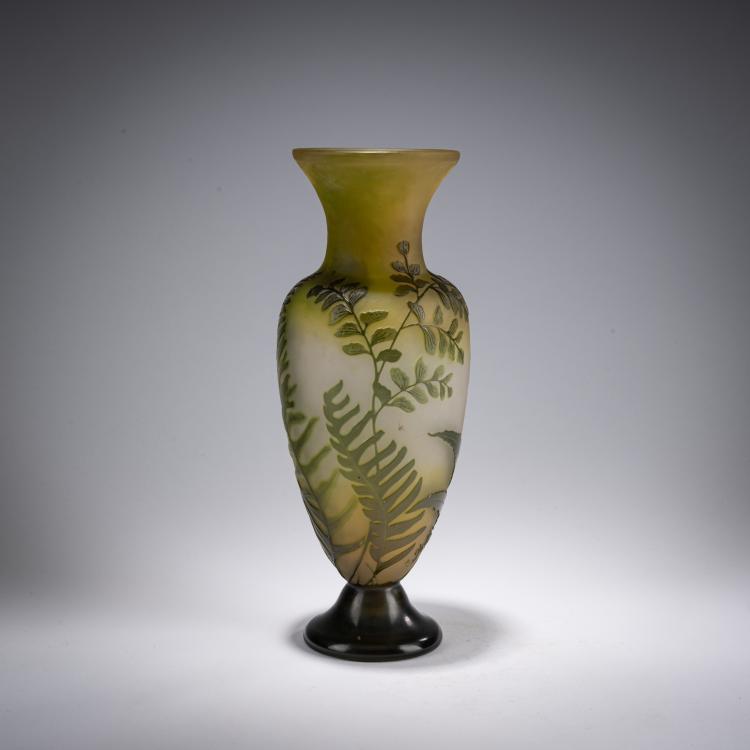 Hauptbild zu Objekt, 'Foug&egrave;res' Vase, 1905-08, Gall&eacute;, Nancy, 182A 96