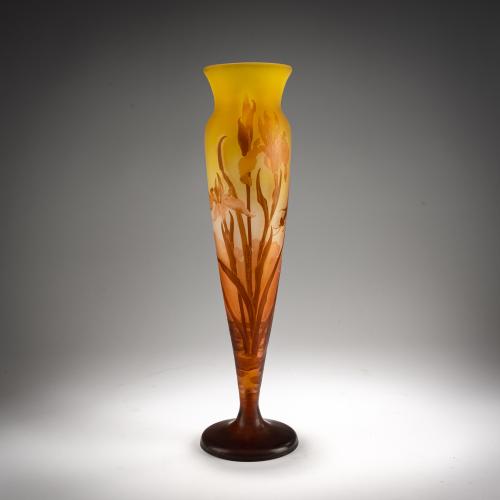 Goblet vase 'Nénuphars et libellule', 1908-20