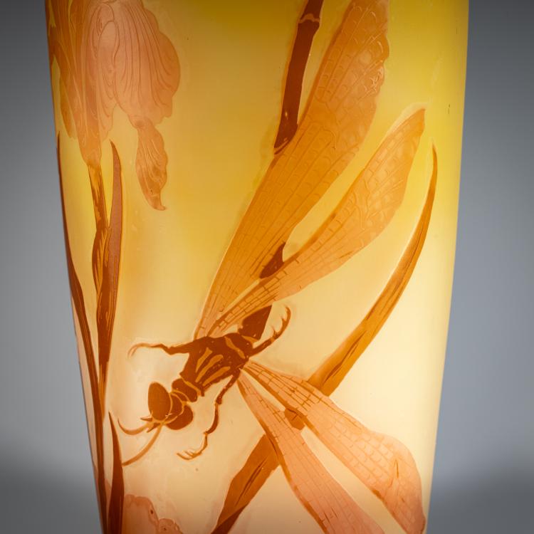 Bild 2 zu Objekt, Goblet vase 'N&eacute;nuphars et libellule', 1908-20, Gall&eacute;, Nancy, 182A 109