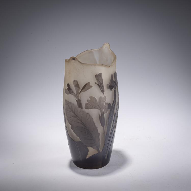 Bild 1 zu Objekt, 'G&eacute;ranium' Vase, 1908-20, Gall&eacute;, Nancy, 182A 113