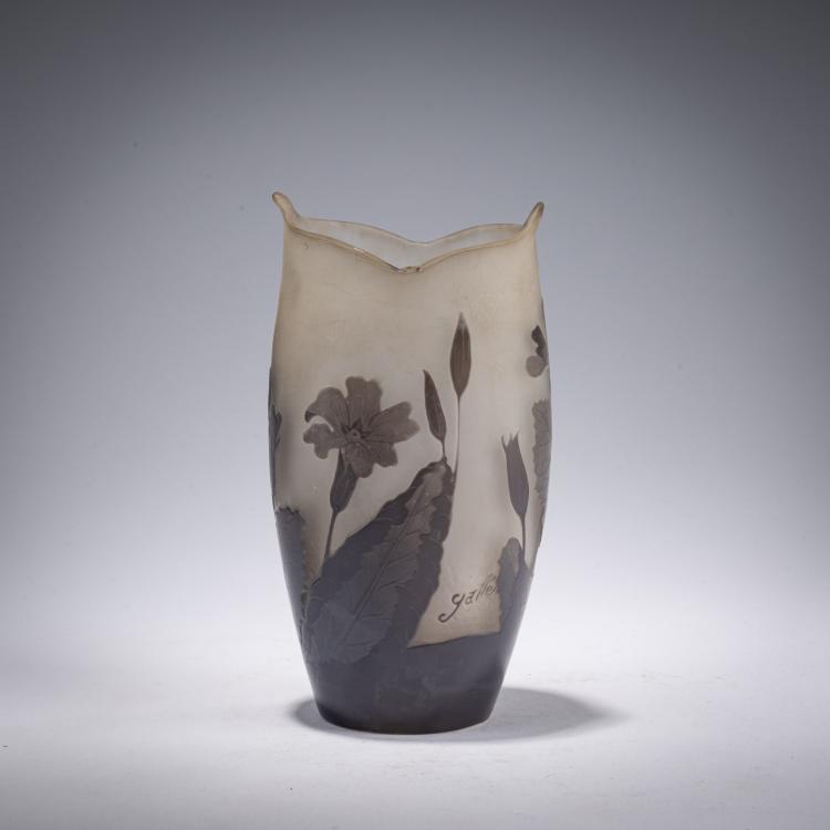 Bild 2 zu Objekt, 'G&eacute;ranium' Vase, 1908-20, Gall&eacute;, Nancy, 182A 113