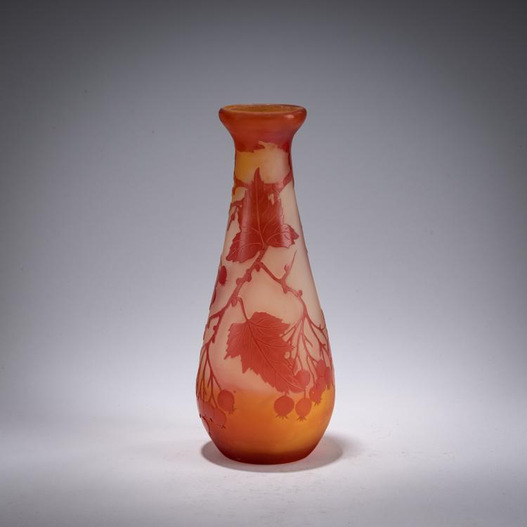 Hauptbild zu Objekt, 'Vigne vierge' Vase, 1905-08, Gall&eacute;, Nancy, 182A 99