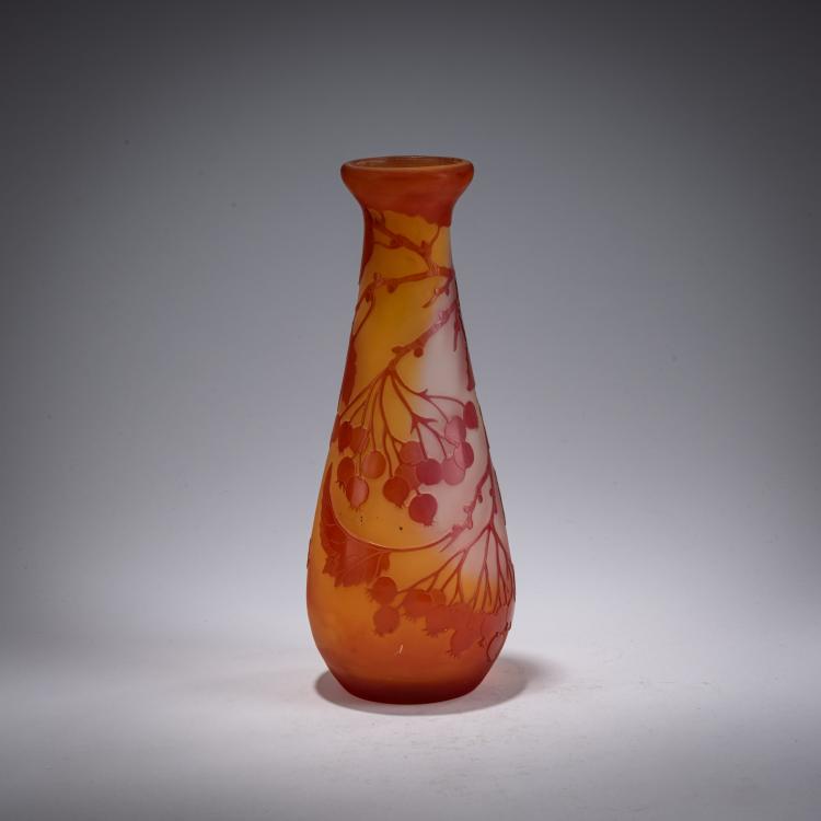 Bild 1 zu Objekt, 'Vigne vierge' Vase, 1905-08, Gall&eacute;, Nancy, 182A 99