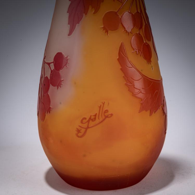 Bild 3 zu Objekt, 'Vigne vierge' Vase, 1905-08, Gall&eacute;, Nancy, 182A 99