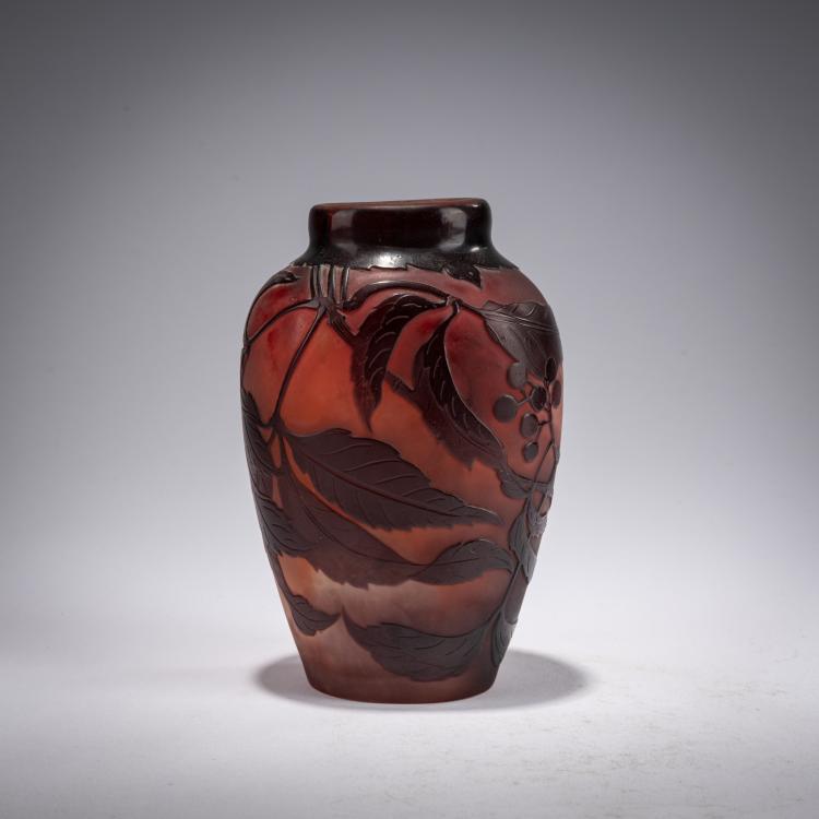 Hauptbild zu Objekt, Vase 'Sorbiers', 1925-36, Gall&eacute;, Nancy, 182A 135