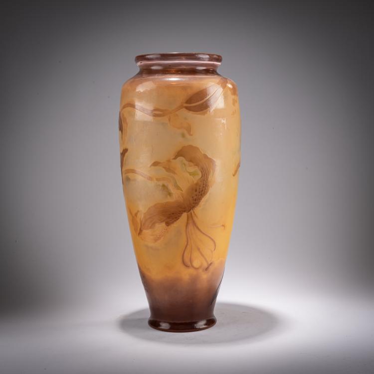 Bild 1 zu Objekt, Huge vase 'Lys', c. 1895, Emile Gall&eacute;, Gall&eacute;, Nancy, 