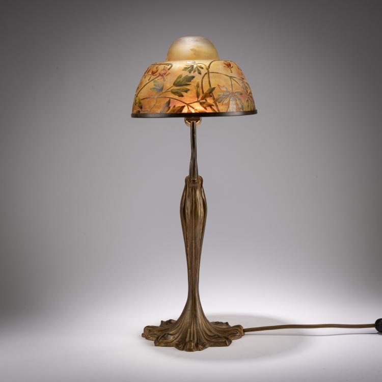 Hauptbild zu Objekt, Table light 'Coeur de Jeanette', c. 1910, Daum Fr&egrave;res, Nancy, 182A 46