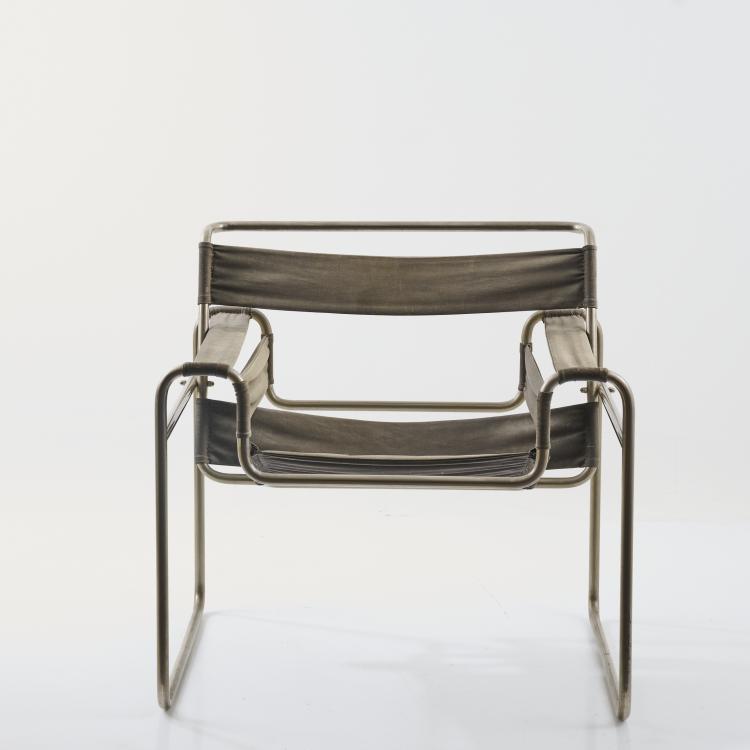 Bild 1 zu Objekt, 'Wassily' armchair, 1925 (design), Marcel Breuer (in the style of), Deutschland  / Germany, 183A 134