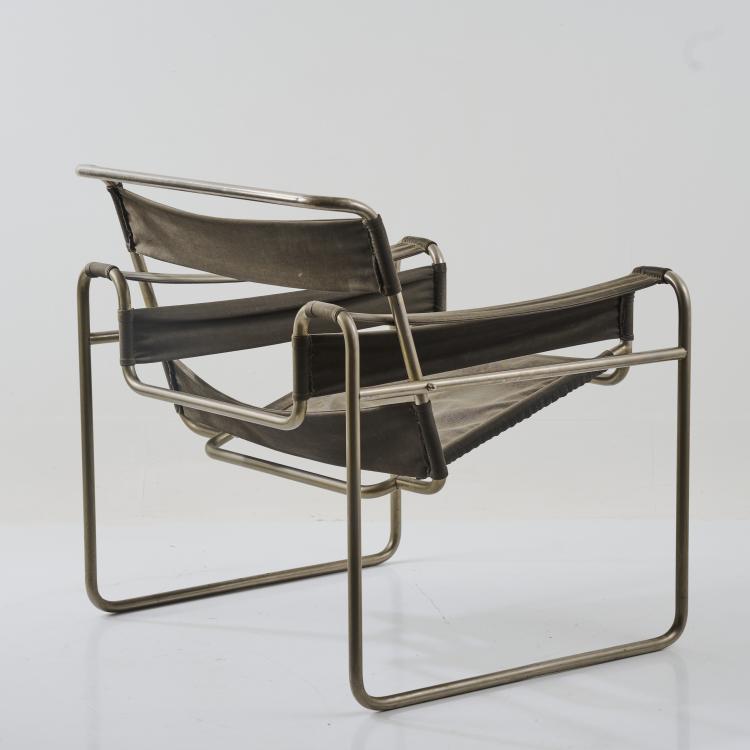 Bild 3 zu Objekt, 'Wassily' armchair, 1925 (design), Marcel Breuer (in the style of), Deutschland  / Germany, 183A 134