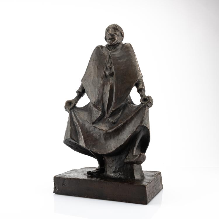 Bild 1 zu Objekt, Skulptur 'Tanzende Alte' ('Tanzendes Weib'), 1920 (Entwurf), posthumer Guss nach 1951, Ernst Barlach, Hermann Noack, Berlin, 181C 719