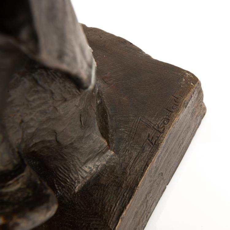 Bild 4 zu Objekt, Skulptur 'Tanzende Alte' ('Tanzendes Weib'), 1920 (Entwurf), posthumer Guss nach 1951, Ernst Barlach, Hermann Noack, Berlin, 181C 719