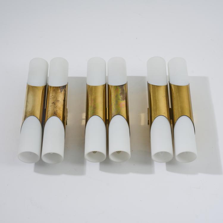 Bild 1 zu Objekt, Three wall lights, 1960s, Rolf Kr&uuml;ger, Neuhaus, Heinz, Neheim-H&uuml;sten, 181A 389