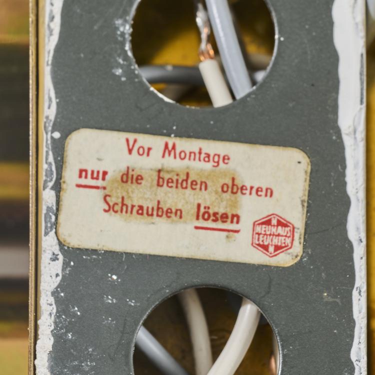 Bild 3 zu Objekt, Three wall lights, 1960s, Rolf Kr&uuml;ger, Neuhaus, Heinz, Neheim-H&uuml;sten, 181A 389