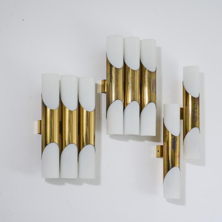 Bild 1 zu Objekt, Four wall lights, 1960s, Rolf Kr&uuml;ger, Neuhaus, Heinz, Neheim-H&uuml;sten, 181A 390