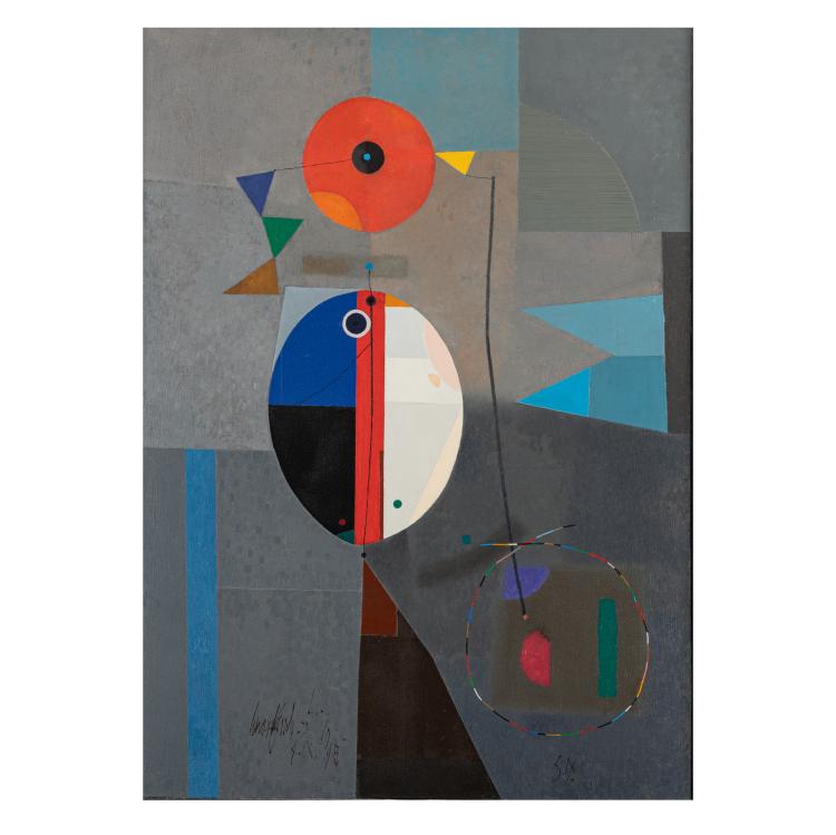 Hauptbild zu Objekt, Abstract Composition, 1998, Stoyan Tsanev, 181C 814