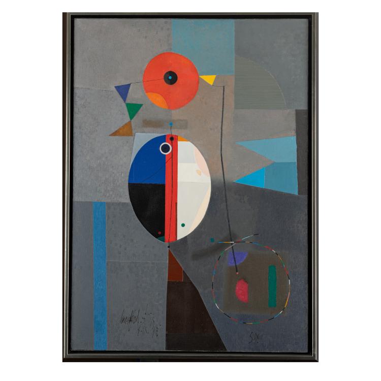 Bild 1 zu Objekt, Abstract Composition, 1998, Stoyan Tsanev, 181C 814
