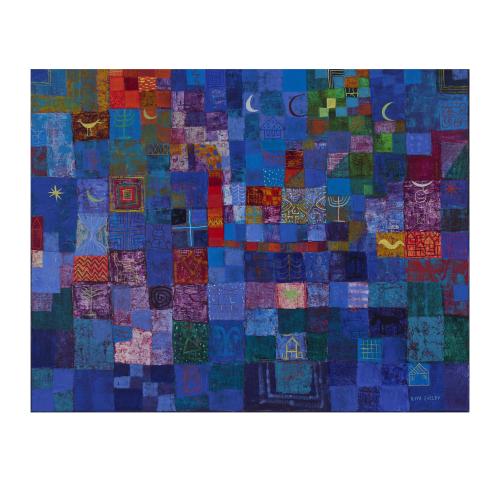 Abstract composition (blue), c. 2000