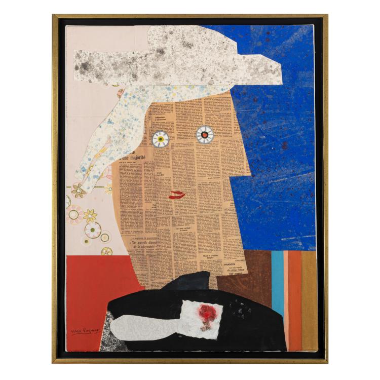 Bild 1 zu Objekt, Collage 'Ind&eacute;pendance et D&eacute;sinvolture' and Carborundum Collage from 'Voyage d'Et&eacute;', 1994, Max Papart, 181C 812