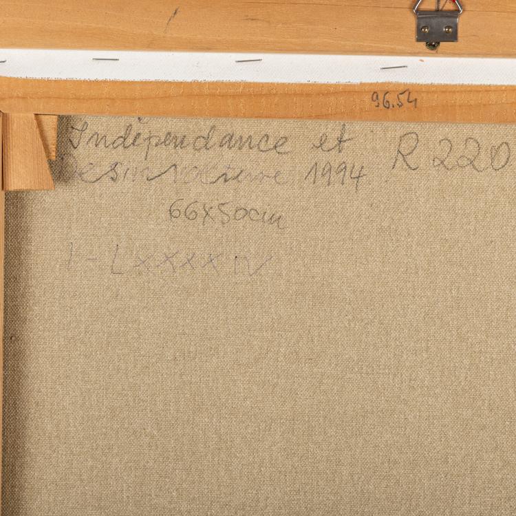 Bild 2 zu Objekt, Collage 'Ind&eacute;pendance et D&eacute;sinvolture' and Carborundum Collage from 'Voyage d'Et&eacute;', 1994, Max Papart, 181C 812