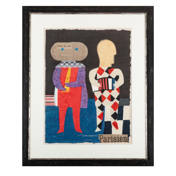 Bild 4 zu Objekt, Collage 'Ind&eacute;pendance et D&eacute;sinvolture' and Carborundum Collage from 'Voyage d'Et&eacute;', 1994, Max Papart, 181C 812