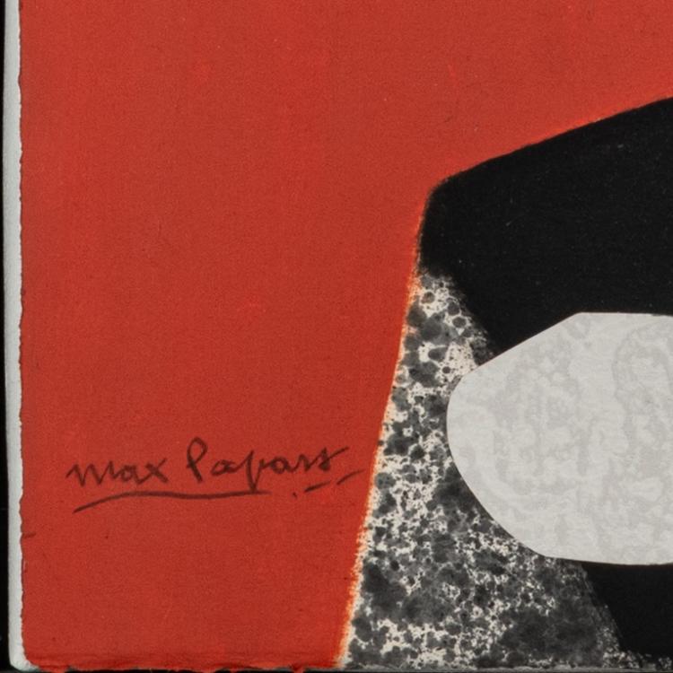 Bild 5 zu Objekt, Collage 'Ind&eacute;pendance et D&eacute;sinvolture' and Carborundum Collage from 'Voyage d'Et&eacute;', 1994, Max Papart, 181C 812