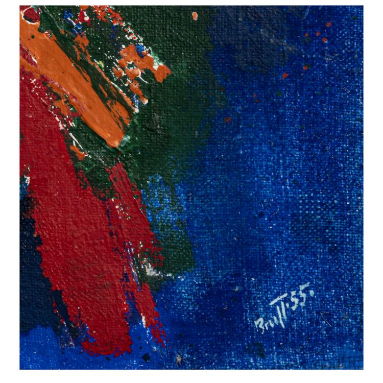 Bild 2 zu Objekt, 'Heftiges Rot', 1955, Karl Friedrich Brust, 181C 768