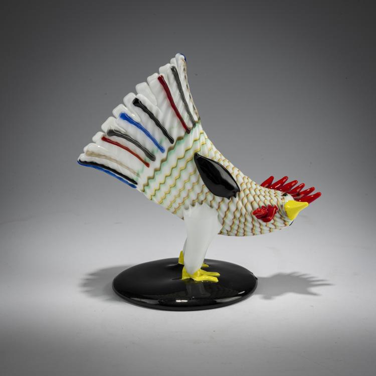 Bild 1 zu Objekt, Rooster 'Gallo', 1953, Fulvio Bianconi, Venini, Murano, 181B 687