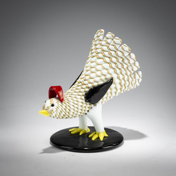 Hauptbild zu Objekt, Hen 'Gallina', 1953, Fulvio Bianconi, Venini, Murano, 181B 688