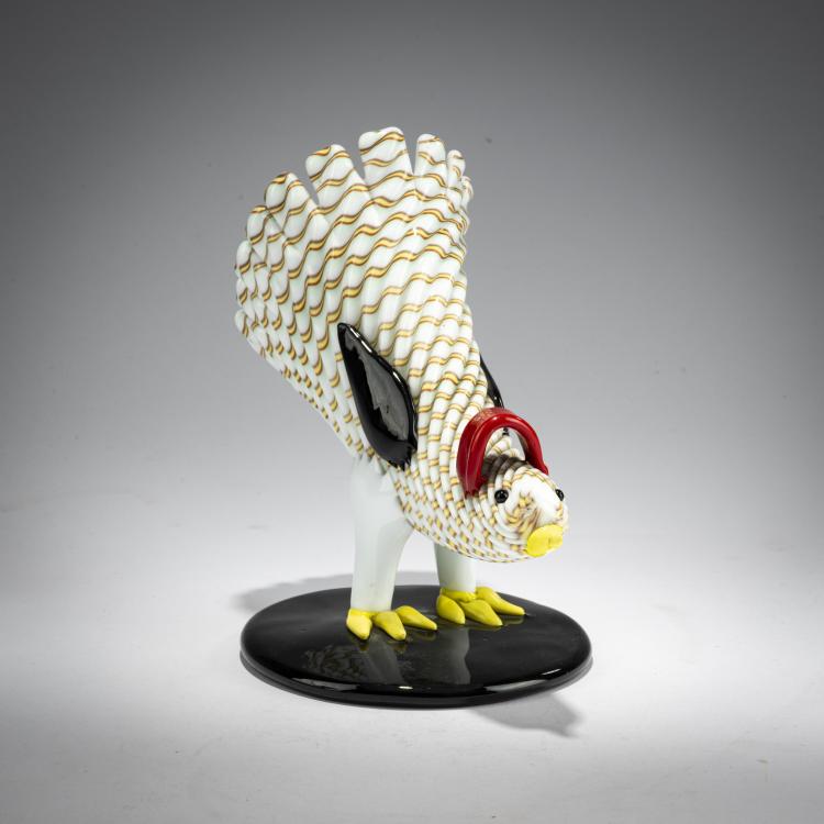 Bild 1 zu Objekt, Hen 'Gallina', 1953, Fulvio Bianconi, Venini, Murano, 181B 688