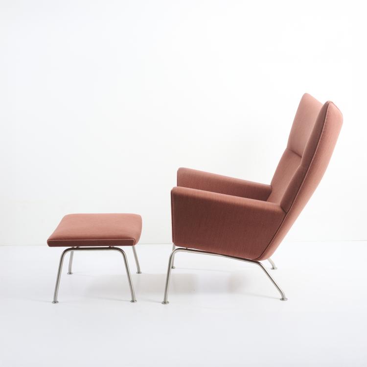 Bild 2 zu Objekt, Armchair 'CH 445' with Ottoman, 1960 (design), Hans J. Wegner, Hansen, Carl, Kopenhagen / Copenhagen, 181A 353