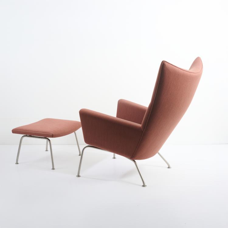 Bild 3 zu Objekt, Armchair 'CH 445' with Ottoman, 1960 (design), Hans J. Wegner, Hansen, Carl, Kopenhagen / Copenhagen, 181A 353