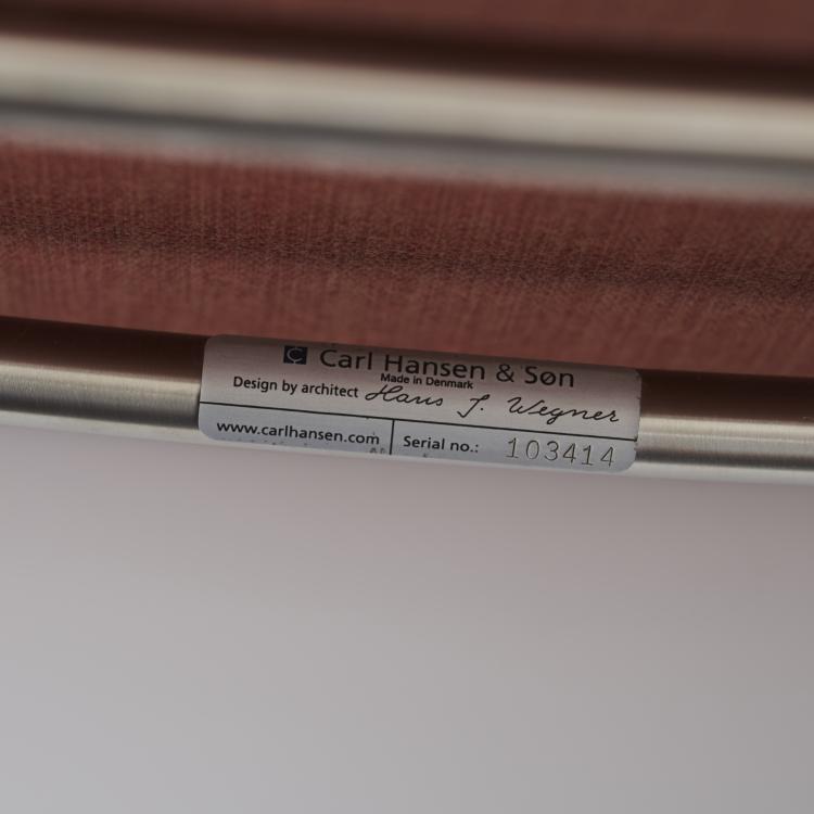 Bild 9 zu Objekt, Armchair 'CH 445' with Ottoman, 1960 (design), Hans J. Wegner, Hansen, Carl, Kopenhagen / Copenhagen, 181A 353