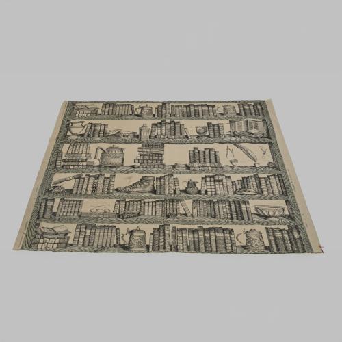 Fabric 'Libreria', 1990s