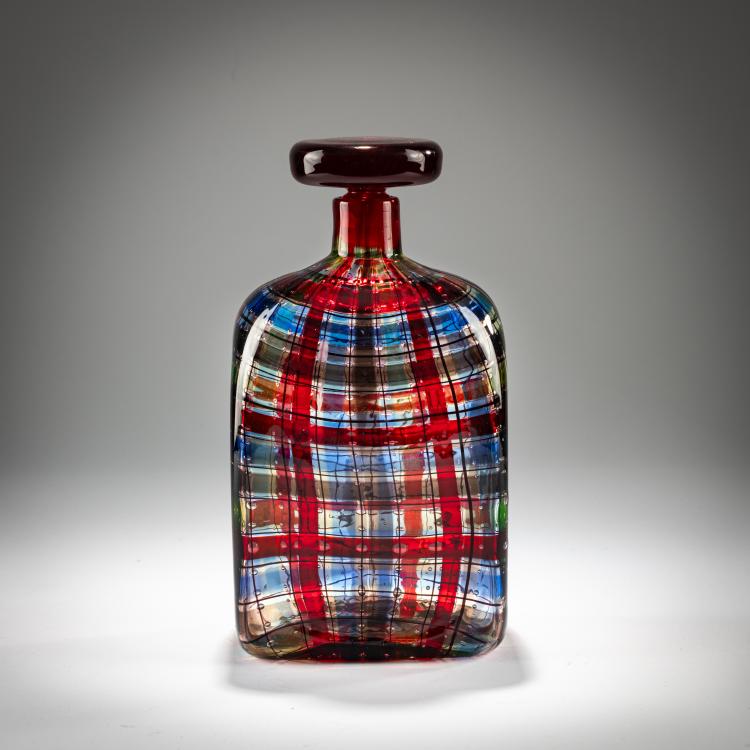 Hauptbild zu Objekt, Flasche mit Stopfen 'Dior', um 1969, Ercole Barovier, Barovier & Toso, Murano, 181B 627