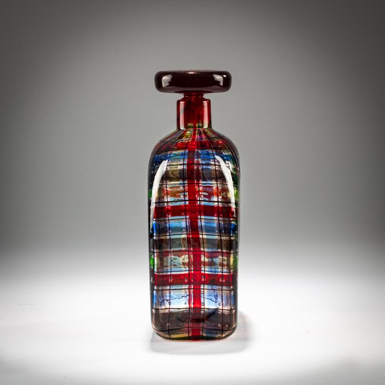 Bild 1 zu Objekt, Flasche mit Stopfen 'Dior', um 1969, Ercole Barovier, Barovier & Toso, Murano, 181B 627