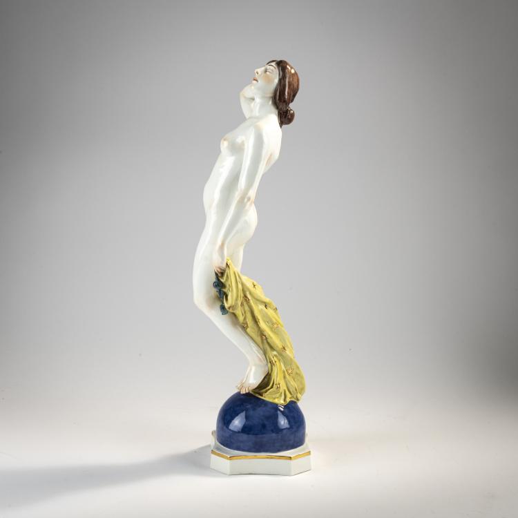 Bild 2 zu Objekt, 'Die Nacht', 1901, Arthur Lange, Meissen, KPM, 182A 408
