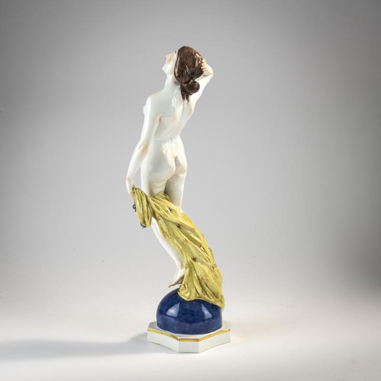 Bild 3 zu Objekt, 'Die Nacht', 1901, Arthur Lange, Meissen, KPM, 182A 408