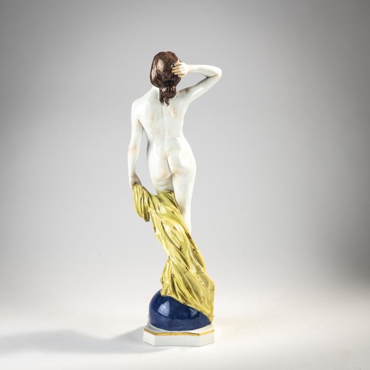 Bild 4 zu Objekt, 'Die Nacht', 1901, Arthur Lange, Meissen, KPM, 182A 408