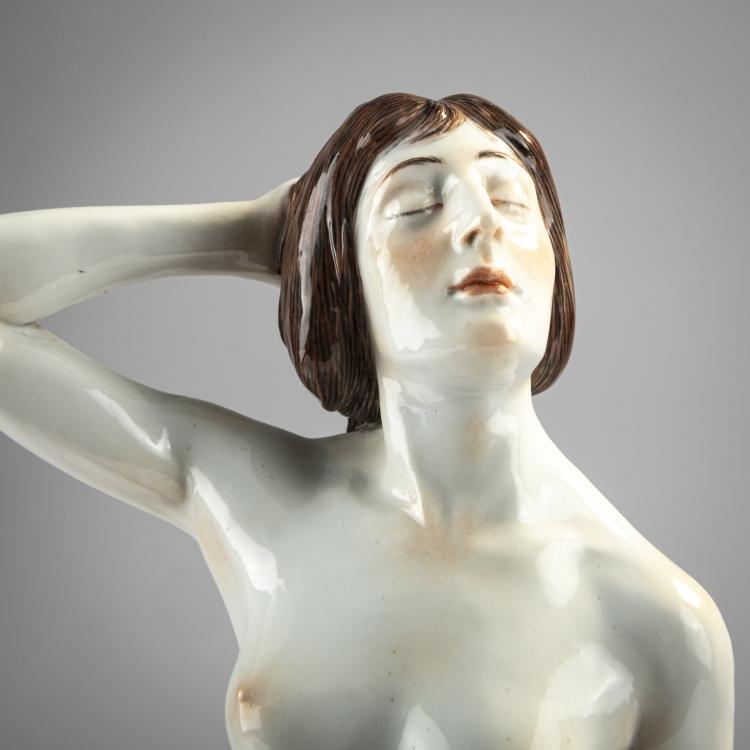 Bild 6 zu Objekt, 'Die Nacht', 1901, Arthur Lange, Meissen, KPM, 182A 408