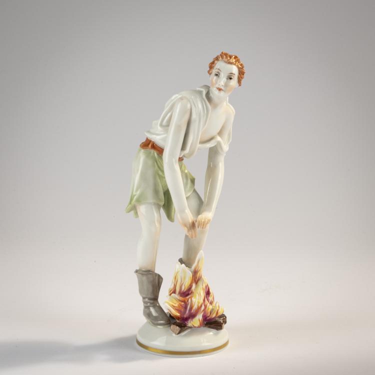 Hauptbild zu Objekt, 'Fire', c. 1925, Mathilde Jaksch, Augarten, Wien, 182A 377