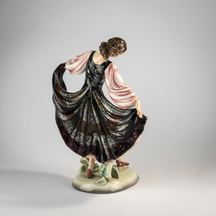 Bild 2 zu Objekt, 'Dunja', c. 1941, Stephan Dakon, Goldscheider, Wien / Vienna, 182A 388