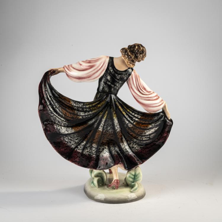 Bild 3 zu Objekt, 'Dunja', c. 1941, Stephan Dakon, Goldscheider, Wien / Vienna, 182A 388