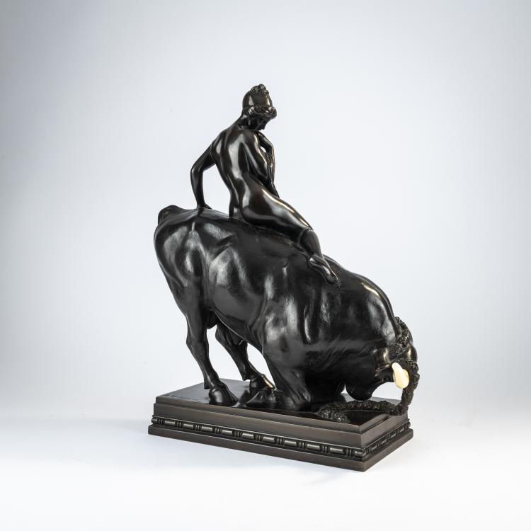 Bild 3 zu Objekt, Chryselephantine figure 'Europe on the bull', c. 1908, Albert Hinrich Hussmann, 182A 272