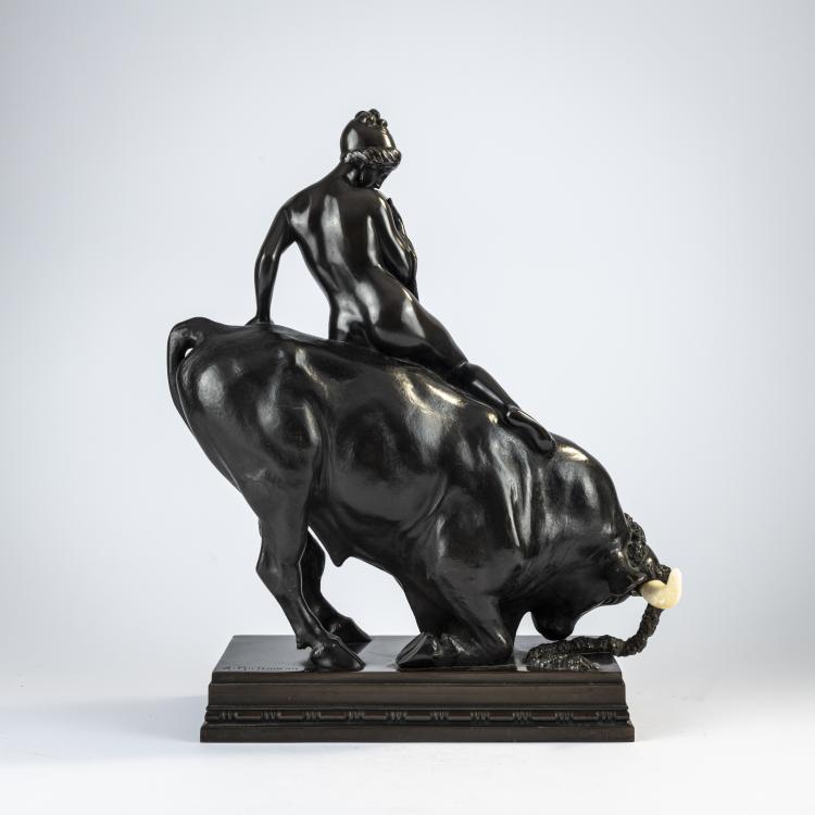 Bild 4 zu Objekt, Chryselephantine figure 'Europe on the bull', c. 1908, Albert Hinrich Hussmann, 182A 272