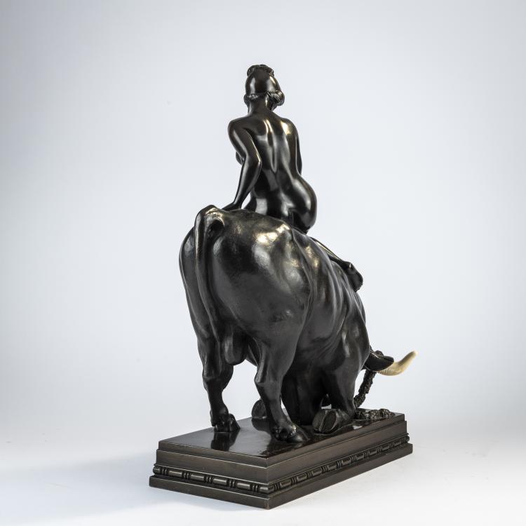 Bild 6 zu Objekt, Chryselephantine figure 'Europe on the bull', c. 1908, Albert Hinrich Hussmann, 182A 272