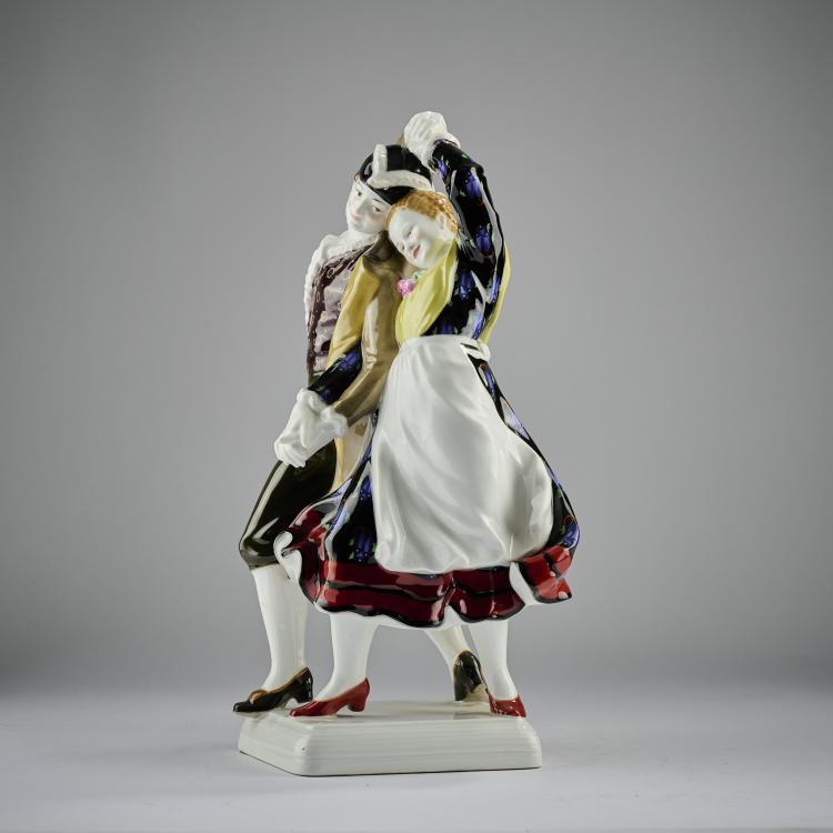 Bild 5 zu Objekt, 'Hillige Magd und Knecht', 1914, Georg Grasegger, Berlin, KPM, 182A 400