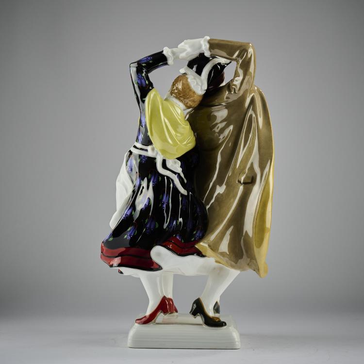 Bild 8 zu Objekt, 'Hillige Magd und Knecht', 1914, Georg Grasegger, Berlin, KPM, 182A 400